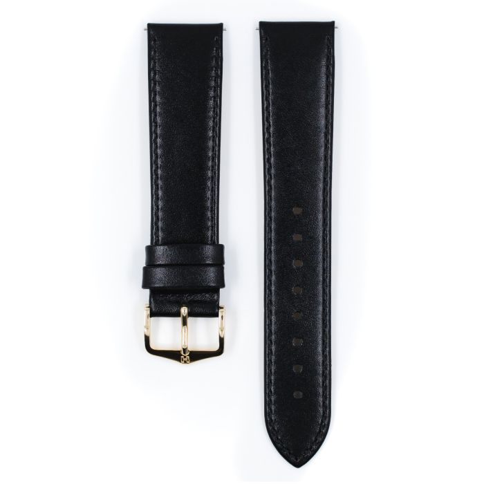 Hirsch OSIRIS Calf Watch Strap in BLACK SHINY – The Watch Boutique