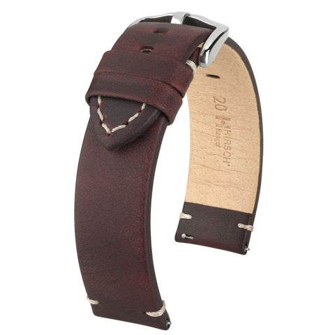 The Watch Boutique Hirsch RANGER Calf Watch Strap in BROWN