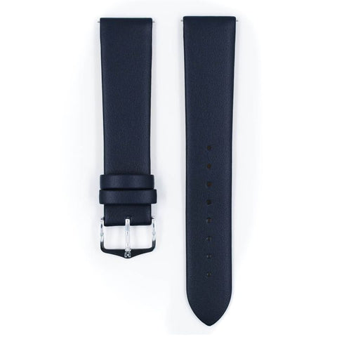 The Watch Boutique Hirsch TORONTO Calf Watch Strap in BLUE