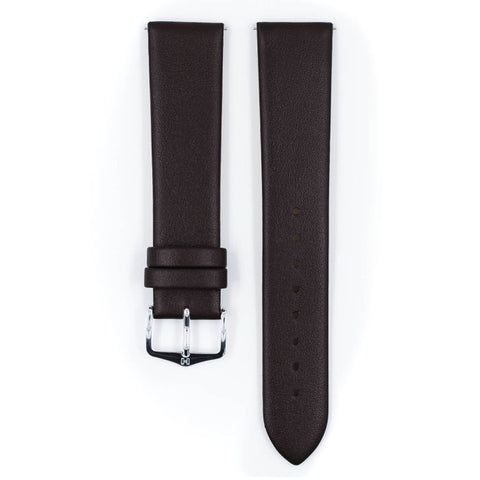 The Watch Boutique Hirsch TORONTO Calf Watch Strap in BROWN