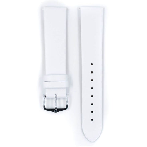 The Watch Boutique Hirsch TORONTO Calf Watch Strap in WHITE