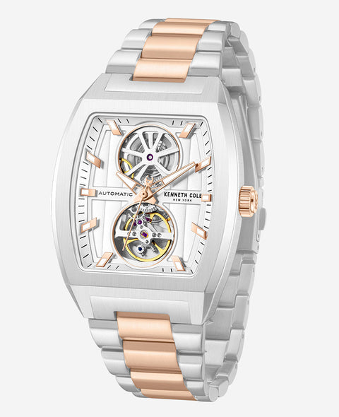 Kenneth Cole New York Skeleton Automatic Watch KCWGY0058804