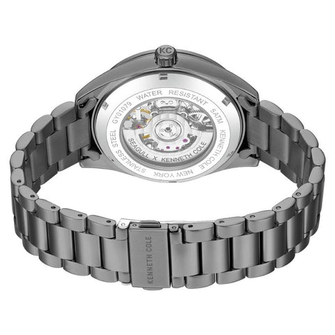 Kenneth Cole Automatic Men's Black Skeleton Dial 44mm Watch KCWGY0107907