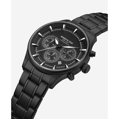 The Watch Boutique Kenneth Cole Automatic Black Skeleton Watch KCWGI0058402
