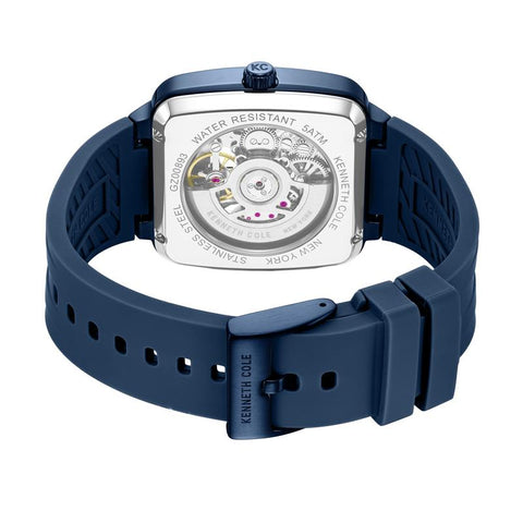 The Watch Boutique Kenneth Cole Gents Bushwick Silicone Strap Automatic Watch KCWGZ0089302