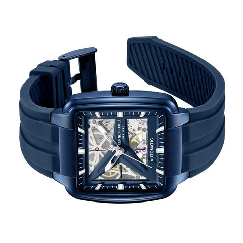 The Watch Boutique Kenneth Cole Gents Bushwick Silicone Strap Automatic Watch KCWGZ0089302
