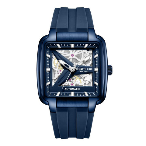 The Watch Boutique Kenneth Cole Gents Bushwick Silicone Strap Automatic Watch KCWGZ0089302