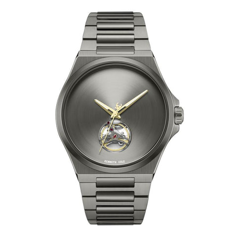 The Watch Boutique Kenneth Cole Gents Grey Stainless Steel Automatic Watch KCWGY0067403