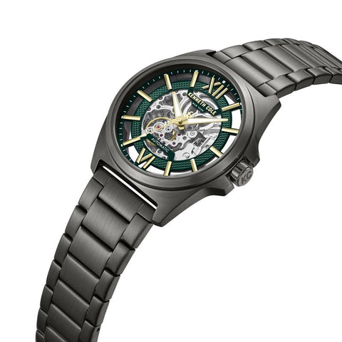 The Watch Boutique Kenneth Cole Gents IP Black Stainless Steel Automatic Watch KCWGY0065103