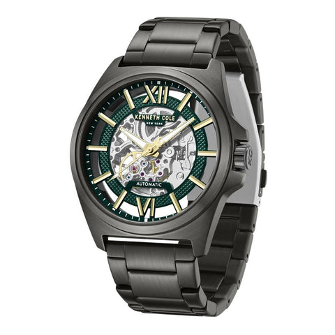 The Watch Boutique Kenneth Cole Gents IP Black Stainless Steel Automatic Watch KCWGY0065103