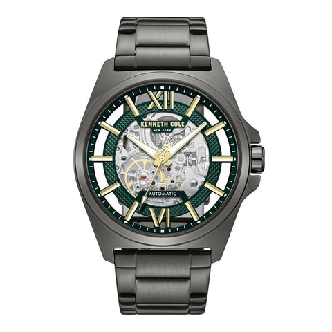 The Watch Boutique Kenneth Cole Gents IP Black Stainless Steel Automatic Watch KCWGY0065103