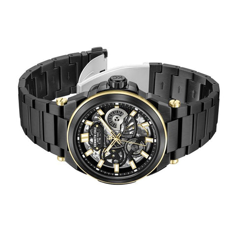 The Watch Boutique Kenneth Cole Gents IP Black Stainless Steel Automatic Watch KCWGY0065606