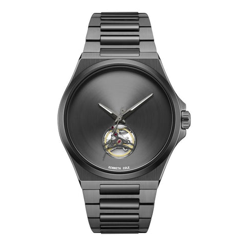 The Watch Boutique Kenneth Cole Gents IP Black Stainless Steel Automatic Watch KCWGY0067405