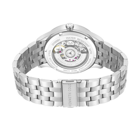 The Watch Boutique Kenneth Cole Gents Stainless Steel Carneige Automatic Watch KCWGY0089102