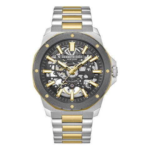 The Watch Boutique Kenneth Cole Gents Stainless Steel Gridlock Automatic Watch KCWGY0076705