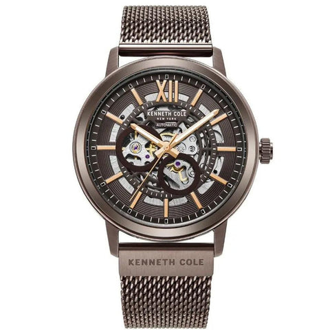 The Watch Boutique Kenneth Cole Mens Fashion Stainless Steel Mesh Automatic Watch KCWGL2217202