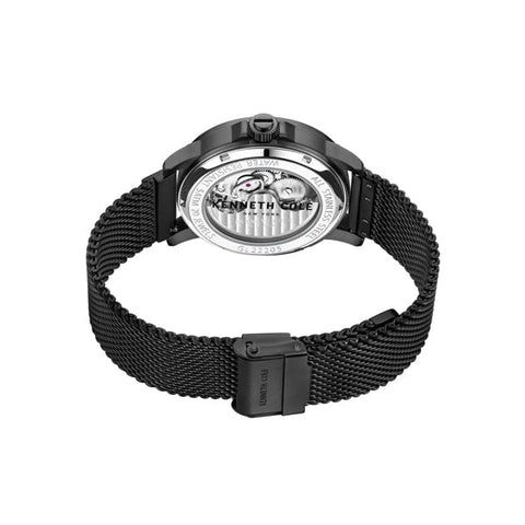 The Watch Boutique Kenneth Cole Mens Fashion Stainless Steel Mesh Automatic Watch KCWGL2220503