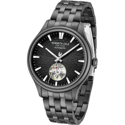 The Watch Boutique Kenneth Cole Newport Men's Automatic Open Heart Watch