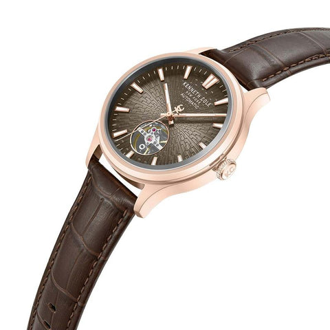 Kenneth Cole Newport Quartz Watch Brown Dial KCWGX0098004