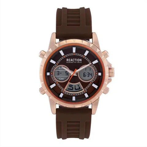 The Watch Boutique Kenneth Cole Reaction Men's Rubber Strap Watch RK50966002