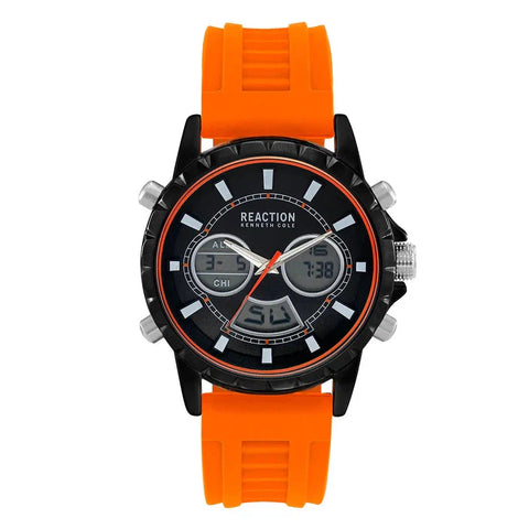 The Watch Boutique Kenneth Cole Reaction Men's Rubber Strap Watch RK50966005