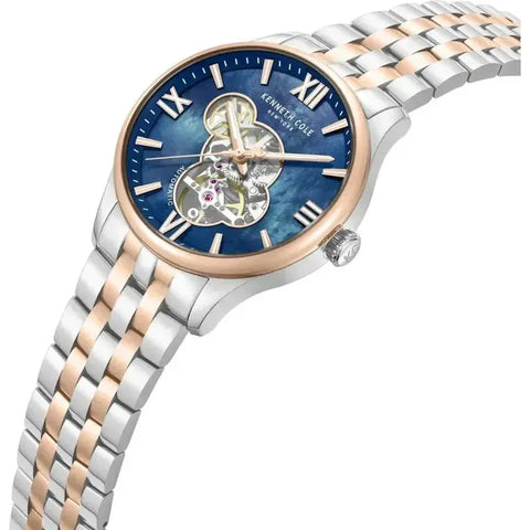 The Watch Boutique Kenneth Cole Varick Automatic Watch Blue Dial KCWGY0089103