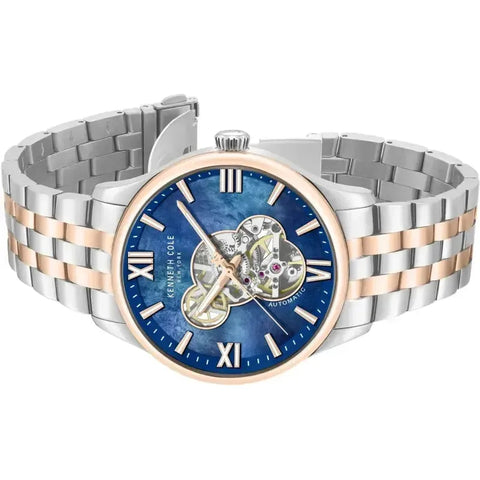 The Watch Boutique Kenneth Cole Varick Automatic Watch Blue Dial KCWGY0089103