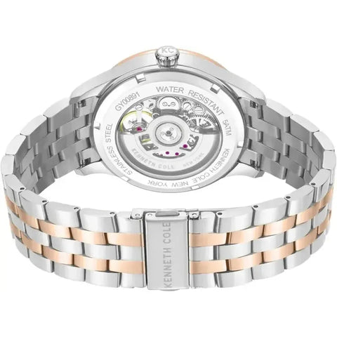 The Watch Boutique Kenneth Cole Varick Automatic Watch Blue Dial KCWGY0089103