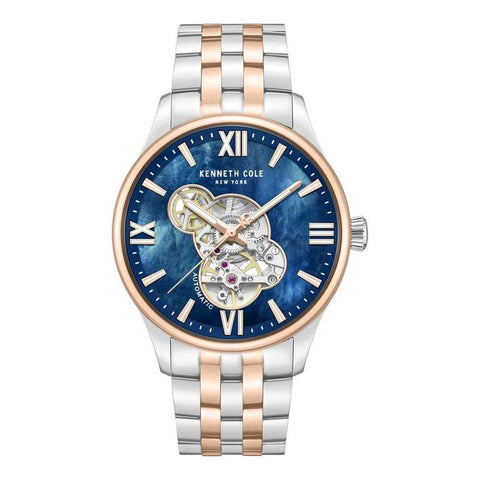 The Watch Boutique Kenneth Cole Varick Automatic Watch Blue Dial KCWGY0089103