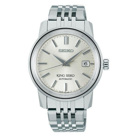 The Watch Boutique King Seiko Sunray Silver KSK 6L Automatic Stainless Steel Watch