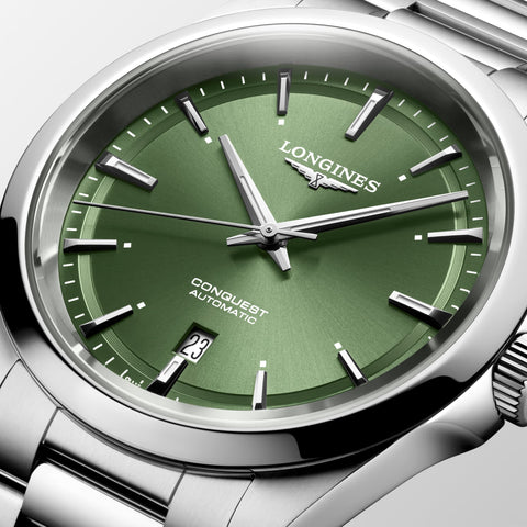 Longines Conquest L3.830.4.02.6 Automatic Watch Green Dial