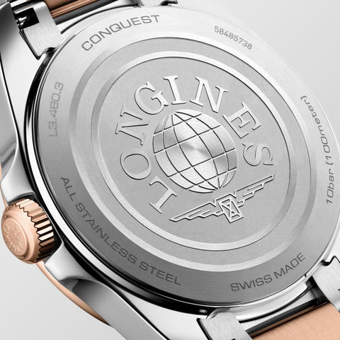 The Watch Boutique Longines Conquest Quartz 34mm Watch L3.460.3.18.7