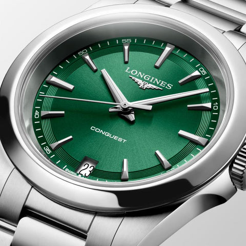 The Watch Boutique Longines Conquest Quartz 34mm Watch L3.460.4.09.6