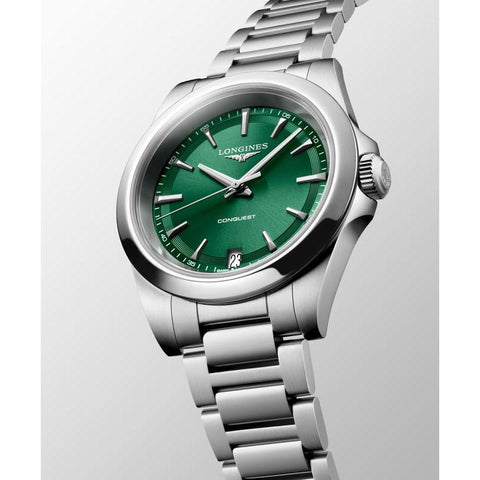 The Watch Boutique Longines Conquest Quartz 34mm Watch L3.460.4.09.6