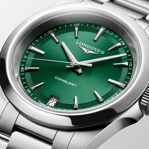 The Watch Boutique Longines Conquest Quartz 34mm Watch L3.460.4.09.6