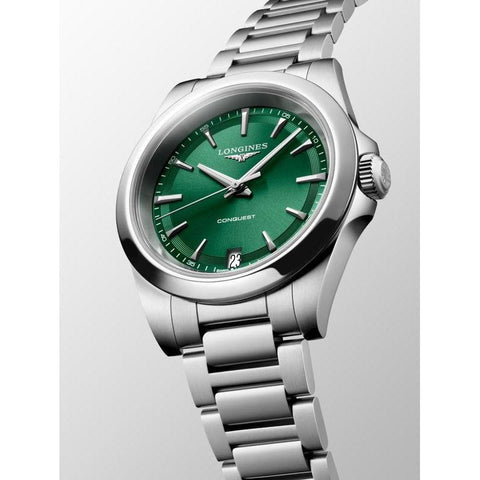 The Watch Boutique Longines Conquest Quartz 34mm Watch L3.460.4.09.6