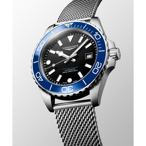 Longines HydroConquest Automatic 42mm Dive Watch L3.788.4.90.6
