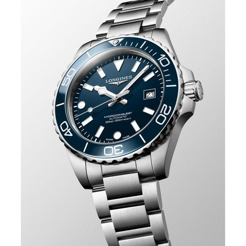 Longines HydroConquest Automatic 42mm Dive Watch L3.788.4.96.6