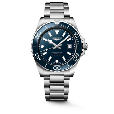 Longines HydroConquest Automatic 42mm Dive Watch L3.788.4.96.6