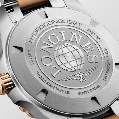 The Watch Boutique Longines Hydroconquest Blue Sandblasted Dial Men's Watch L3.769.3.98.7