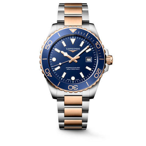 The Watch Boutique Longines Hydroconquest Blue Sandblasted Dial Men's Watch L3.769.3.98.7