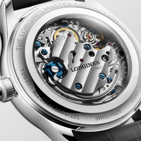 The Watch Boutique Longines Master Collection Chrono Monopusher Blue Barleycorn Dial Men's Watch L2.960.4.93.2