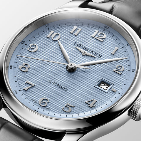The Watch Boutique Longines Master Collection Light Blue Barleycorn Dial Men's Automatic Watch L2.950.4.99.2