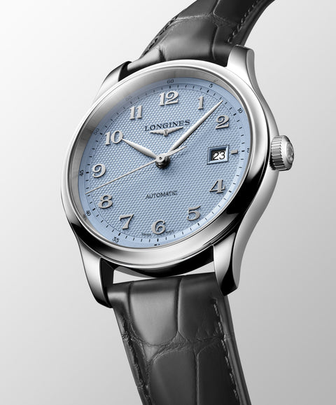The Watch Boutique Longines Master Collection Light Blue Barleycorn Dial Men's Automatic Watch L2.950.4.99.2