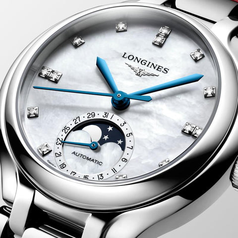 The Watch Boutique Longines PrimaLuna Moonphase Women's Automatic Watch L8.126.4.87.2