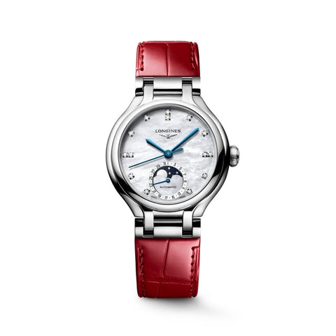 The Watch Boutique Longines PrimaLuna Moonphase Women's Automatic Watch L8.126.4.87.2