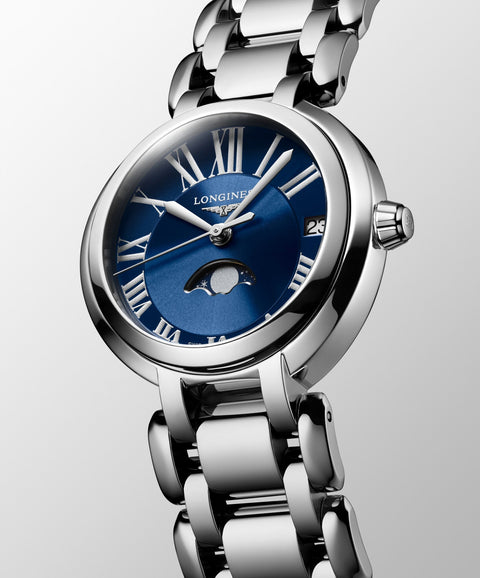 Longines PrimaLuna L81154916 Women's Quartz Watch Blue Dial