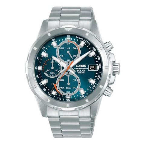 The Watch Boutique Lorus Chronograph Blue Dial Watch