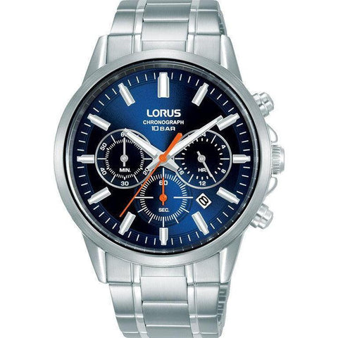 The Watch Boutique Lorus Chronograph Blue Dial Watch