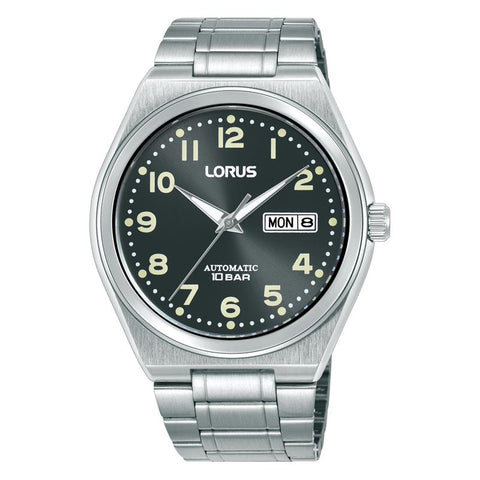 The Watch Boutique Lorus Classic Automatic Dark Grey Sunray Dial Men's Watch